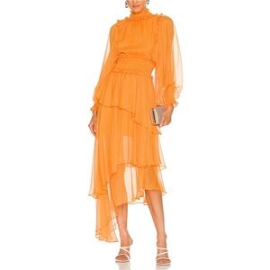 NWT ELLIATT Paradiso Dress in Mango